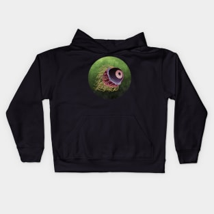 Jelly Eye (green) Kids Hoodie